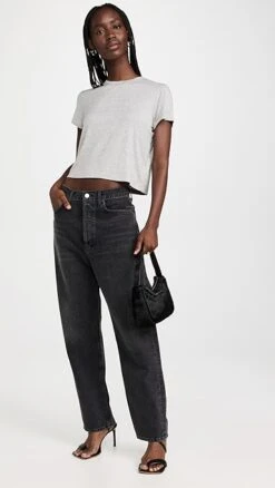 AGOLDE Adine Shrunken Tee