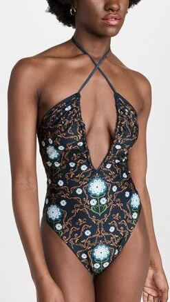 Agua By Agua Bendita Cauca Mosaico One Piece Swimsuit