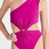 Agua Bendita Bloom Suki Solid One Piece Swimsuit