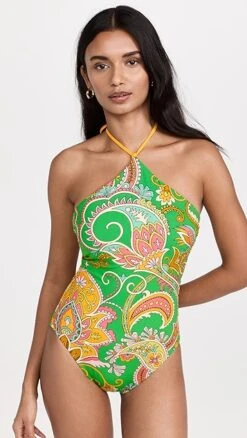 Alemais Marion Tie Neck One Piece