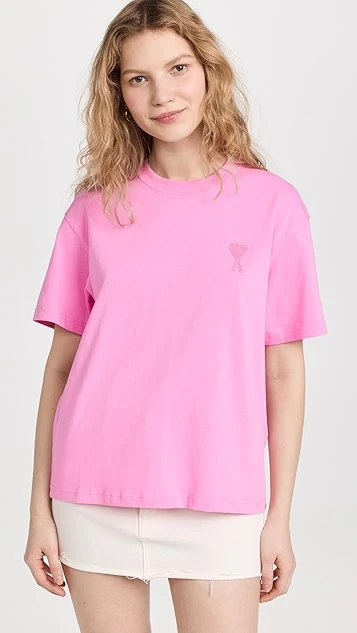 AMI Tonal Ami De Coeur T-Shirt - Image 7