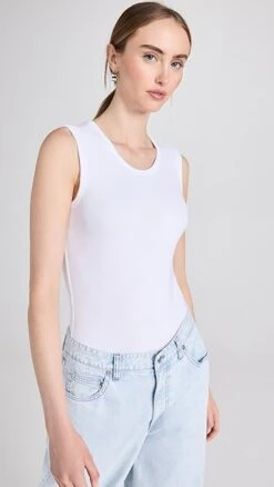 ATM Anthony Thomas Melillo Sleeveless Thong Bodysuit