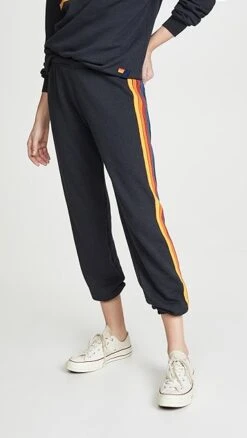 Aviator Nation 5 Stripe Sweatpants