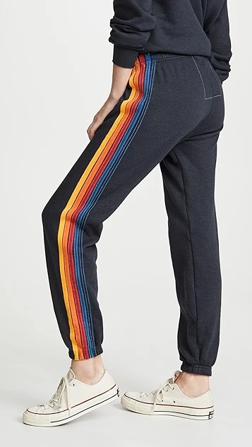 Aviator Nation 5 Stripe Sweatpants - Image 3