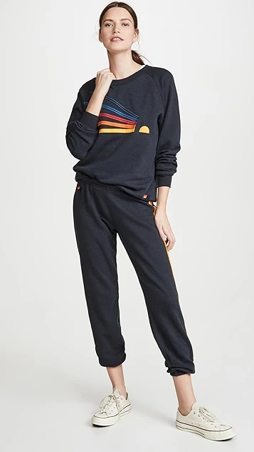 Aviator Nation 5 Stripe Sweatpants - Image 4