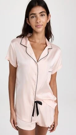 Bluebella Abigail Shirt And Short Set