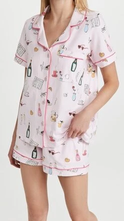 BedHead PJs Let's Do Brunch Shorty PJ Set