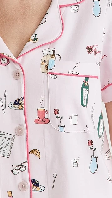 BedHead PJs Let's Do Brunch Shorty PJ Set - Image 5