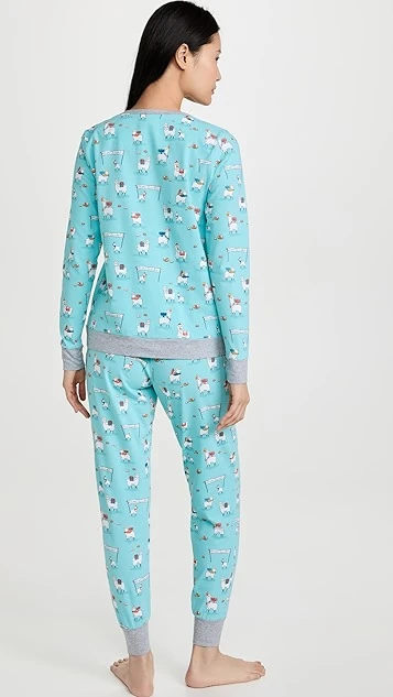 BedHead PJs Crew Pullover Jogger Pj Set - Image 2