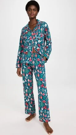 BedHead PJs Long Sleeve Classic Notch Collar PJ Set
