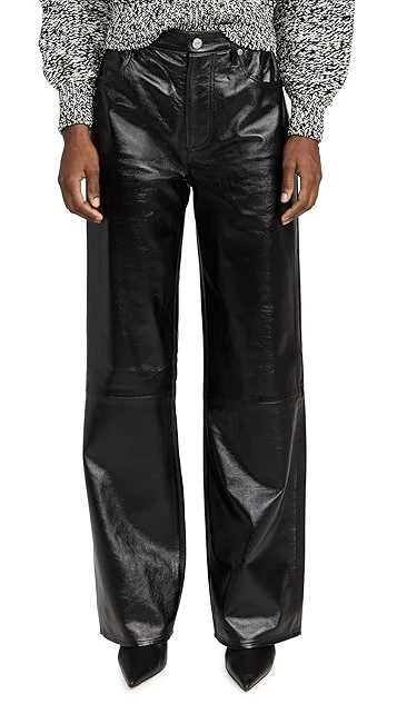 Citizens Of Humanity Annina Patent Baggy Pants - Image 6