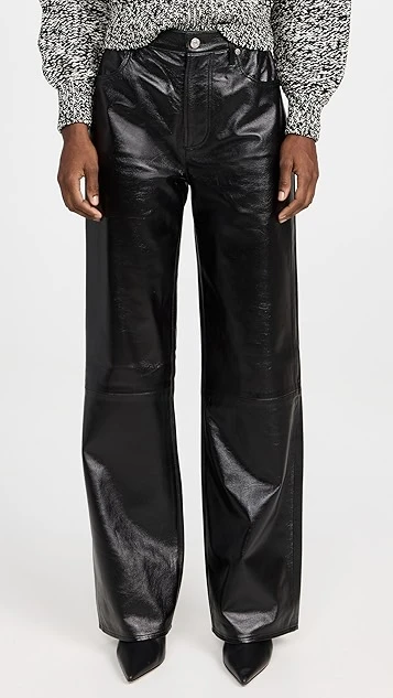 Citizens Of Humanity Annina Patent Baggy Pants - Image 7