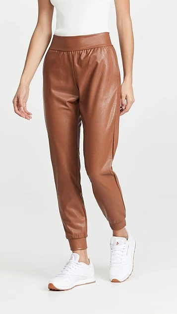 Commando Faux Leather Joggers