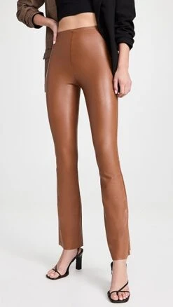 Commando Perfect Control Faux Leather Flared Leggings