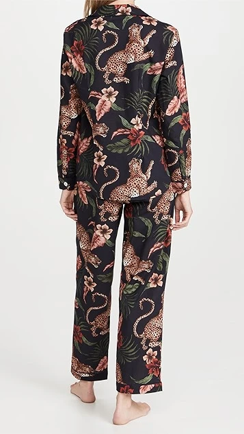 Desmond & Dempsey Women's Long Soleia Pajama Set - Image 2