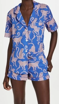 Desmond & Dempsey Womens Short Sleeve Set Chango