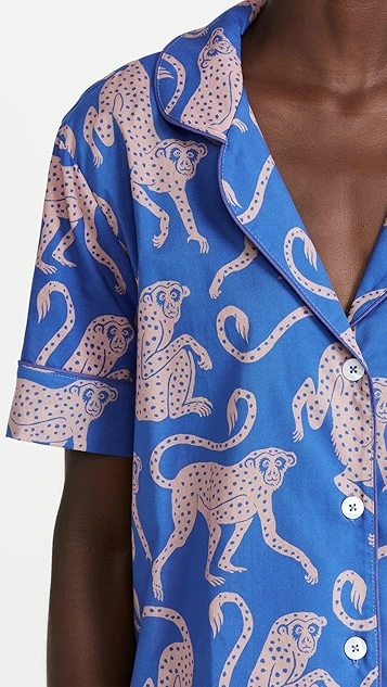 Desmond & Dempsey Womens Short Sleeve Set Chango - Image 5