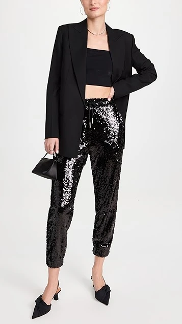 English Factory Sequin Joggers - Image 4