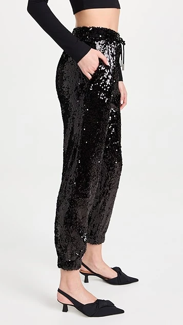 English Factory Sequin Joggers - Image 3