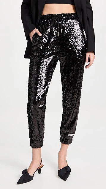 English Factory Sequin Joggers
