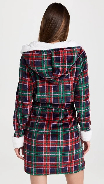 Emerson Road Hooded Sherpa Robe - Image 2