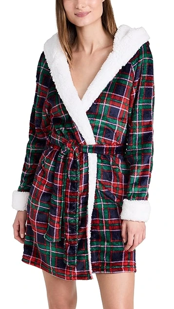 Emerson Road Hooded Sherpa Robe - Image 5