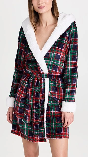 Emerson Road Hooded Sherpa Robe - Image 6