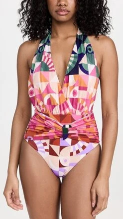 FARM Rio Ombre Graphic Toucans One Piece