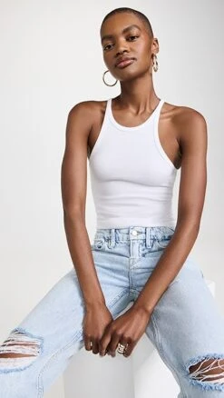 Good American Racerback Tank Thong Bodysuit