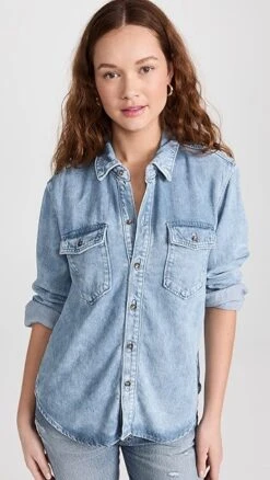 Good American Weightless Easy Shirt