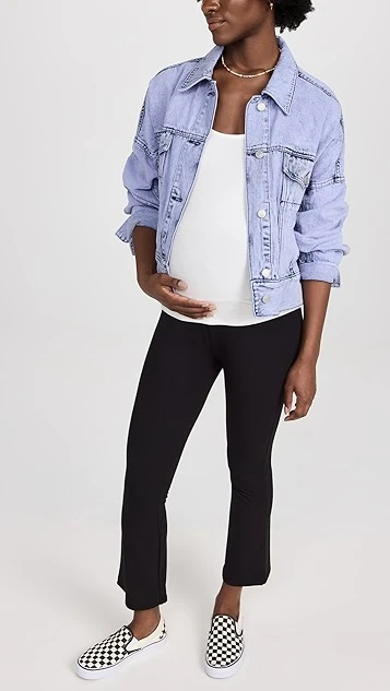 HATCH The Ultimate Before, During & After Crop Flare Leggings - Image 4