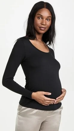 Ingrid & Isabel Scoop Neck Tee