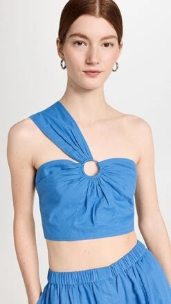 Jason Wu One Shoulder Crop Top With Ring Detail