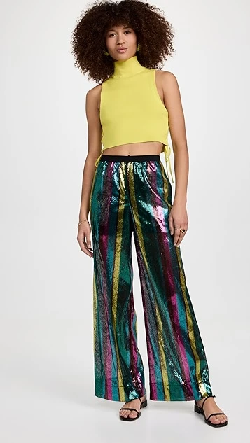La Double J Holiday Palazzo Pants - Image 4