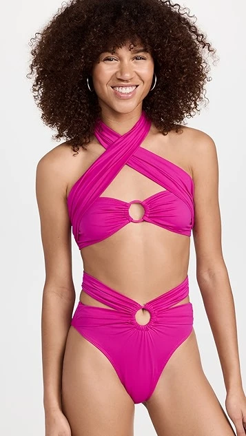 Leslie Amon Toghzan Bikini Top