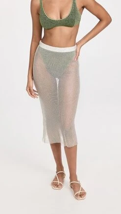 Leslie Amon Rhinestone Skirt