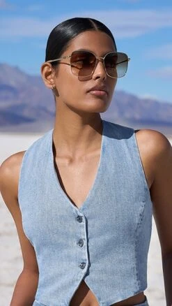 LE JEAN Ella Waistcoat Vest