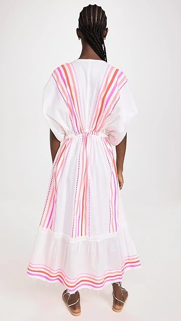 Lemlem Eshe Plunge Neck Dress - Image 2