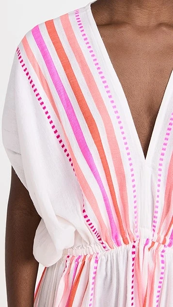 Lemlem Eshe Plunge Neck Dress - Image 5