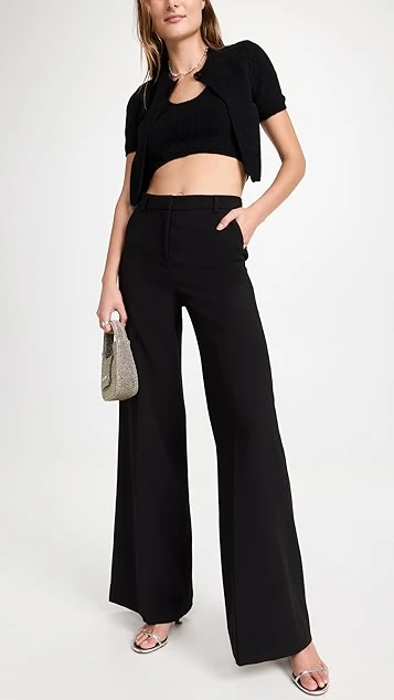 L'AGENCE Pilar Wide Leg Pants - Image 4