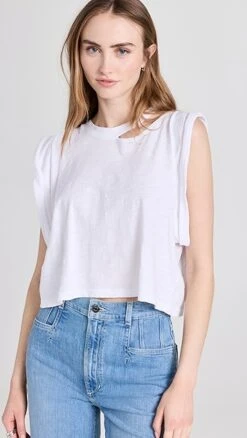 LNA Rev Cutout Sleeveless Shirt