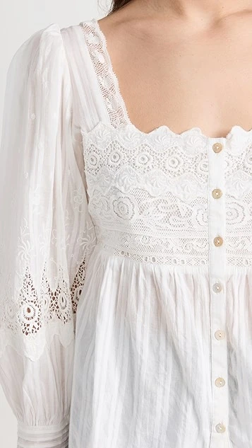 LoveShackFancy Anorette Blouse - Image 5