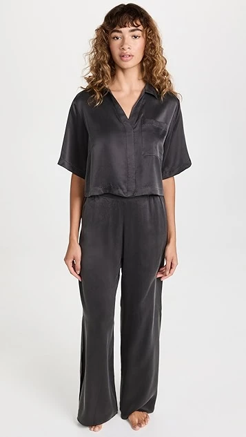 Lunya Washable Silk High Rise Pant Set - Image 7