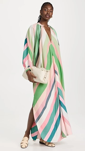 MARRAKSHI LIFE V Neck Touareg Dress - Image 4