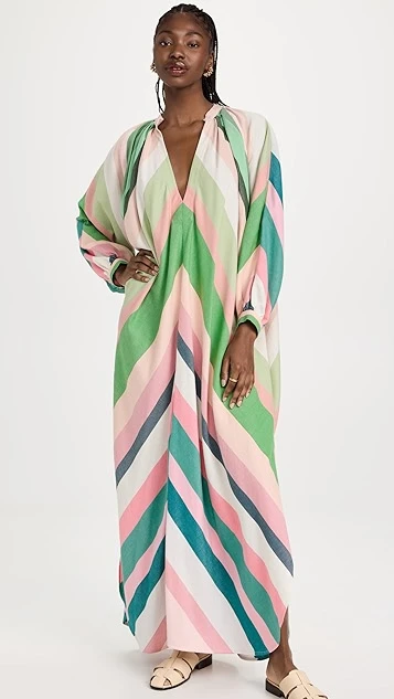 MARRAKSHI LIFE V Neck Touareg Dress - Image 7