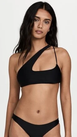 MIKOH Queensland Cross Shoulder Bikini Top
