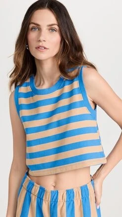 MWL By Madewell Daquiri Crop Tank Stripe