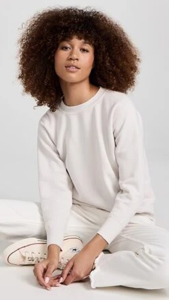 MADEWORN ROCK Shrunken Fleece Sweatshirt