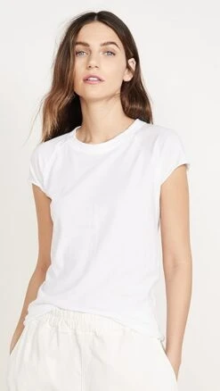Nili Lotan Short Sleeve Baseball Tee