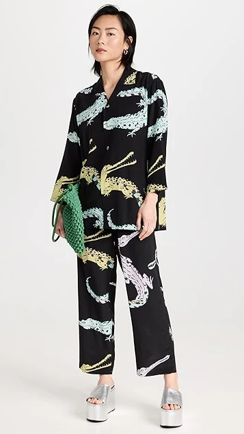 Olivia Von Halle Casablanca Pajama Set - Image 4